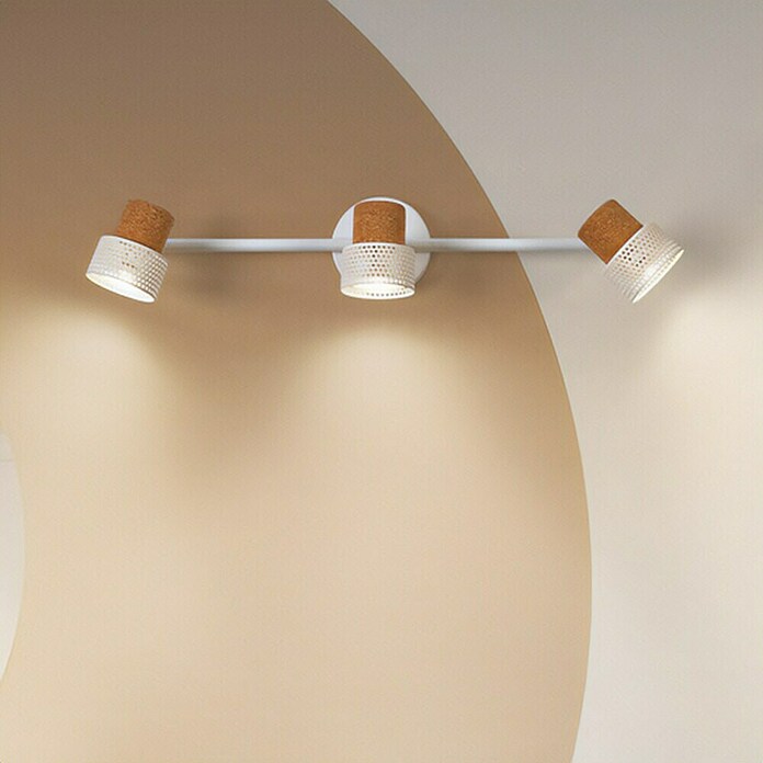 Osram Foco de pared Cork (10,2 W, Blanco, GU10, 3 ud.) | BAUHAUS