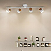 Osram Foco de pared Cork (13,6 W, L x An x Al: 81,3 x 10 x 14,5 cm, Blanco, GU10, 4 ud.) | BAUHAUS