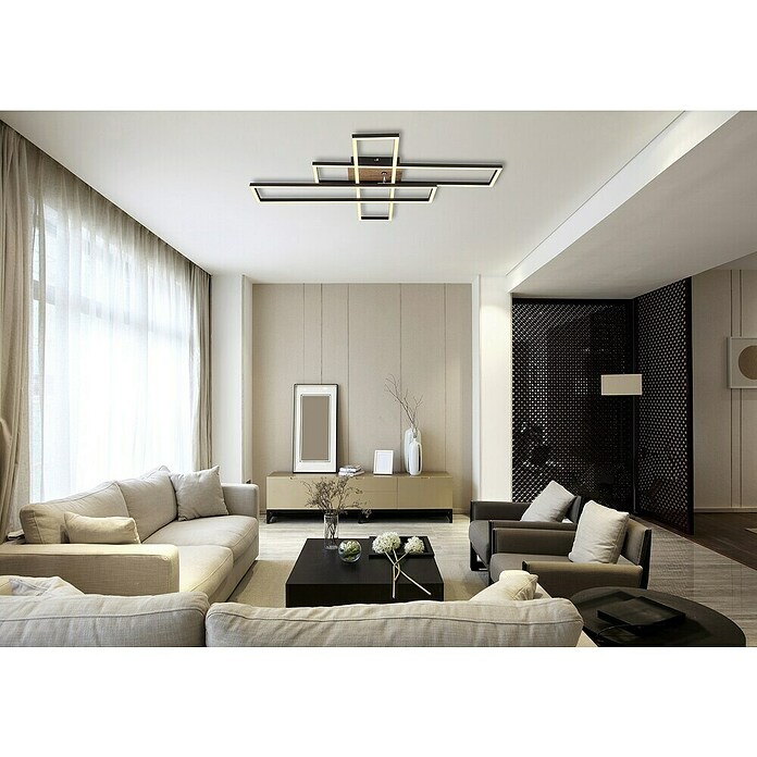 Tween Light LED stropna svjetiljka Lobia  (D x Š x V: 80 x 60 x 10 cm, Topla bijela) | BAUHAUS