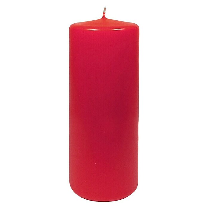 Vela Taco (Rojo, Ø x Al: 6 x 15 cm) | BAUHAUS