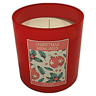 Vaso con vela Christmas Memories (Ø x Al: 7 x 8,5 cm)