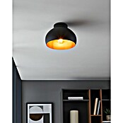 Eglo Plafondlamp Mogano 2 (l x b x h: 28 x 28 x 17,5 cm, Zwart, Koper, E27) | BAUHAUS