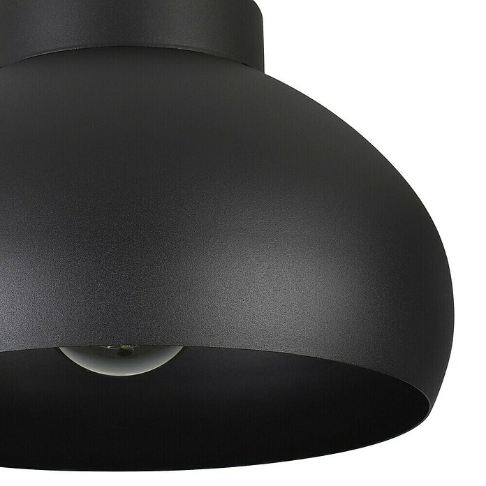 Eglo Plafondlamp Mogano 2 (l x b x h: 28 x 28 x 17,5 cm, Zwart, E27) | BAUHAUS