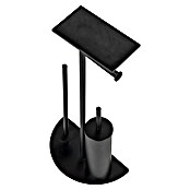 Wenko WC-Bürstengarnitur Cosenza Neo 4in1 (Stahl, Schwarz) | BAUHAUS