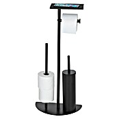 Wenko WC-Bürstengarnitur Cosenza Neo 4in1 (Stahl, Schwarz) | BAUHAUS