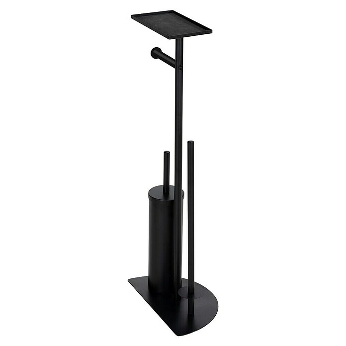 Wenko WC-Bürstengarnitur Cosenza Neo 4in1 (Stahl, Schwarz) | BAUHAUS