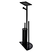 Wenko WC-Bürstengarnitur Cosenza Neo 4in1 (Stahl, Schwarz) | BAUHAUS