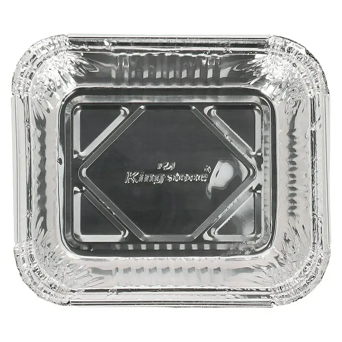 Kingstone Grillschale - 14,6 x 12,5 x 4,5 cm, Aluminium - Aluminium-Auflaufform von Kingstone, ideal zum Kochen und Backen, mit einer robusten und stabilen Konstruktion für den täglichen Gebrauch.