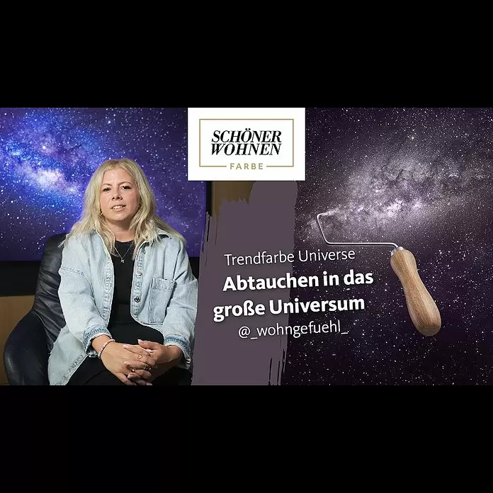 SCHÖNER WOHNEN-Farbe Wandfarbe Trendfarbe - Universe, Matt, 2,5 l, Konservierungsmittelfrei - Neue Trendfarben 2024 | Einrichtungstrends | Trendfarbe Universe | Bunte und knallige Farben Zuhause