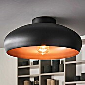 Eglo Plafondlamp Mogano (l x b x h: 40 x 40 x 17 cm, Zwart, Koper, E27) | BAUHAUS