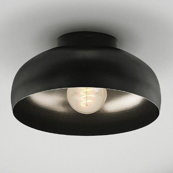 Eglo Plafondlamp Mogano 2 (l x b x h: 28 x 28 x 17,5 cm, Zwart, E27) | BAUHAUS