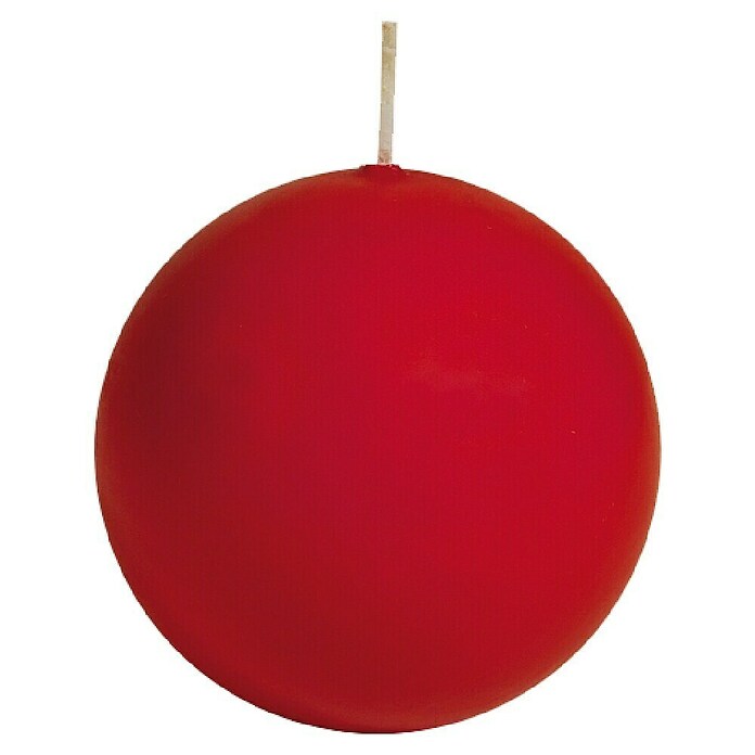 Vela Taco (Rojo, Ø x Al: 8 x 8 cm) | BAUHAUS