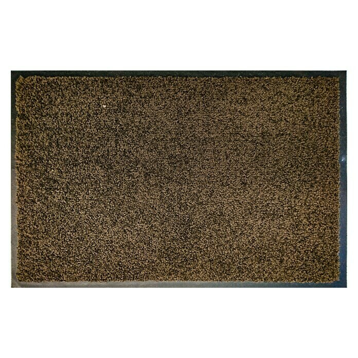 Felpudo antideslizante (Marrón, 90 x 60 cm, Poliamida y goma)