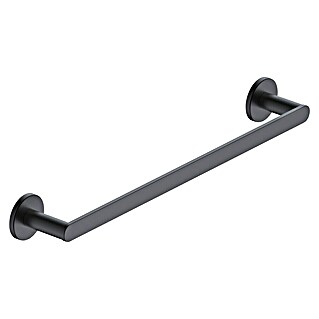 Camargue Lhotse Toallero de barra (Ancho: 40 cm, Negro)