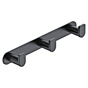 Camargue Lhotse Colgador de baño (Número de ganchos: 3 ud., Negro) | BAUHAUS