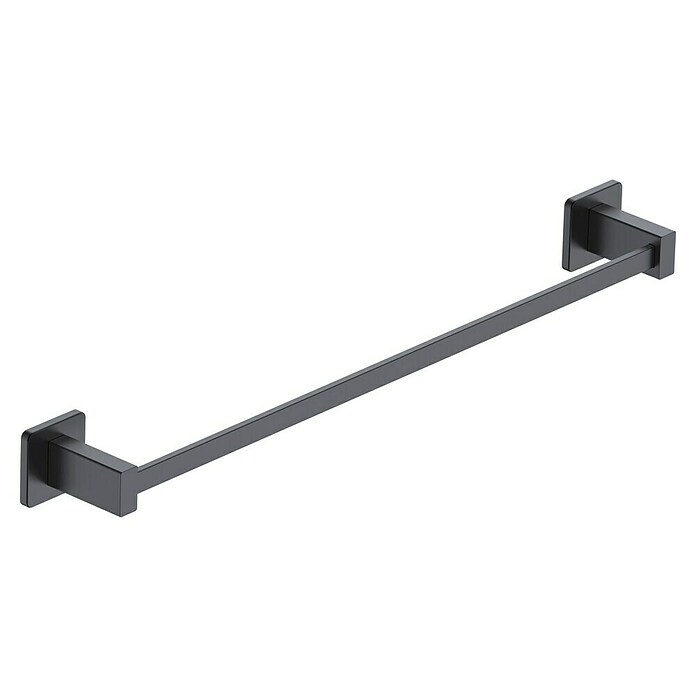 Camargue Makalu Toallero de barra (Ancho: 50 cm, Negro) | BAUHAUS