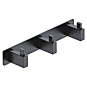 Camargue Makalu Colgador de baño (Número de ganchos: 3 ud., Negro) | BAUHAUS