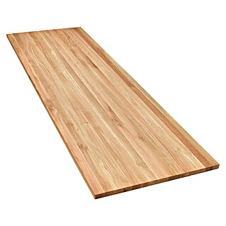 Exclusivholz Massivholzplatte Rustic (Eiche, 200 x 63,5 x 2,6 cm)
