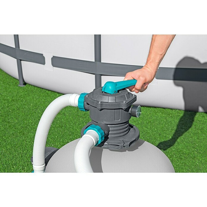 Bestway Zandfilterinstallatie (Filtervermogen: 7.570 l/u, Geschikt voor zwembadgrootte: 60.500 l) | BAUHAUS