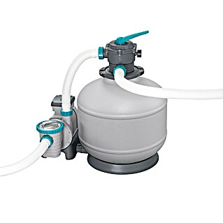 Bestway Sandfilteranlage (Filterleistung: 7.570 l/h, Passend für Poolgröße: 60.500 l)