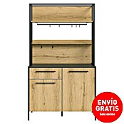 xonox.home Cocina compacta Roble (Ancho: 114 cm, Roble auténtico, Sin electrodomésticos) | BAUHAUS