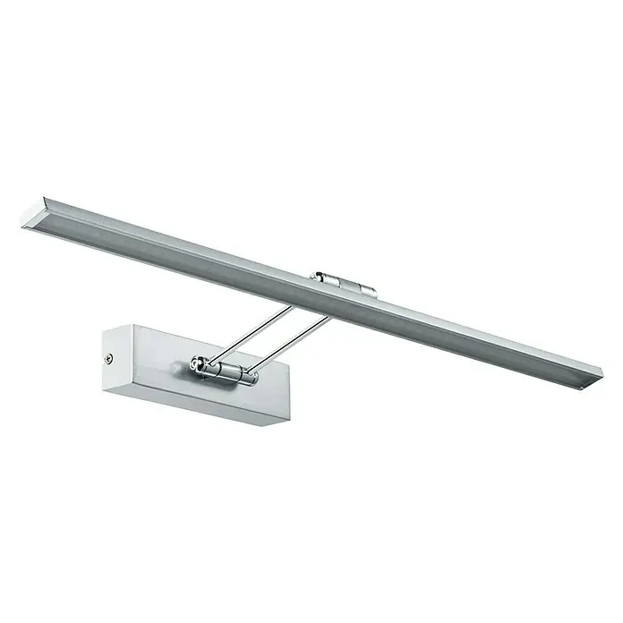 Paulmann Galeria LED-Bilderleuchte Beam Sixty - 11 W, L x B x H: 58,5 x 19 x 4,6 cm, Nickel gebürstet, Warmweiß - Silberne LED-Bilderleuchte zur stilvollen Akzentuierung von Wandbildern, mit verstellbarem Arm für optimale Ausrichtung.