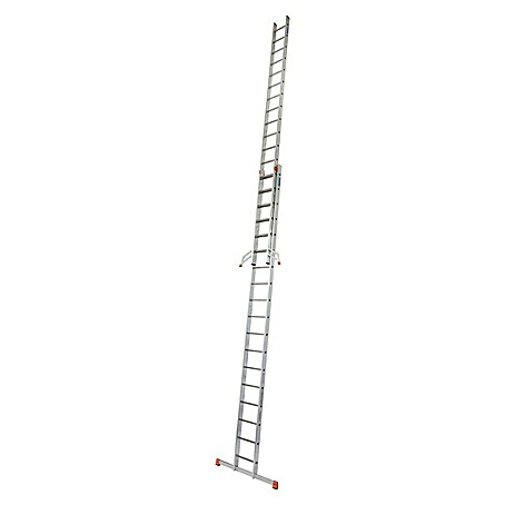 Krause Monto Schiebeleiter Fabilo (Anzahl Tritte: 36 Stk., Arbeitshöhe: 9,85 m, Aluminium)
