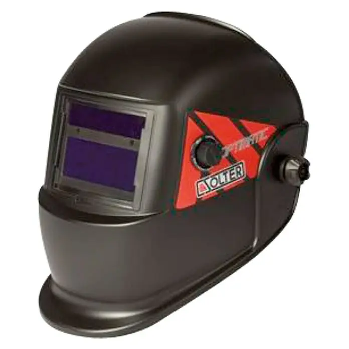 Solter Casco de soldadura Optimatic 100 - Nivel de protección: 9-13 - Aquí tienes un casco de soldadura fotosensible negro de OLTEN con una gran área de visión para una protección óptima durante la soldadura.