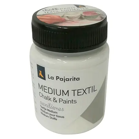 La Pajarita  Pintura tejidos Medium