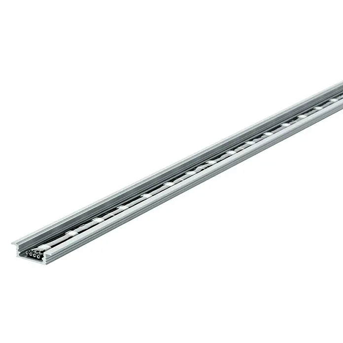 Paulmann Floor Profil Diffusor - 2 m, Aluminium - Aluminium LED Profilschiene mit LED-Streifen für Innenraumbeleuchtung. Elegante und moderne Beleuchtungslösung.