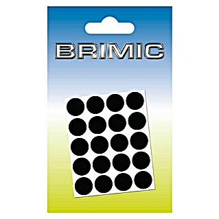 Micel Brimic Tapón embellecedor Negro (Diámetro: 13 mm, Pegado, 20 ud.)