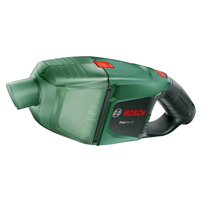 Bosch Power for All 12V Akku-Handstaubsauger EasyVac 12 - 12 V, 1 Akku, 2 Ah - Der Bosch EasyVac 12 Akku-Handsauger in Grün, ein praktisches und leichtes Reinigungsgerät für den Haushalt.