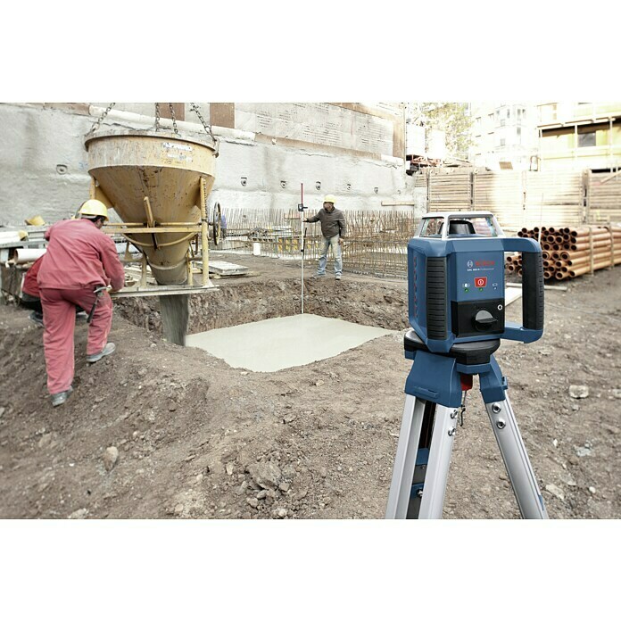 Bosch Professional Rotationslaser GRL 400 HMax. Arbeitsbereich: Ø 400 m mit Empfänger, Messgenauigkeit: ± 0,08 mm/m Unknown