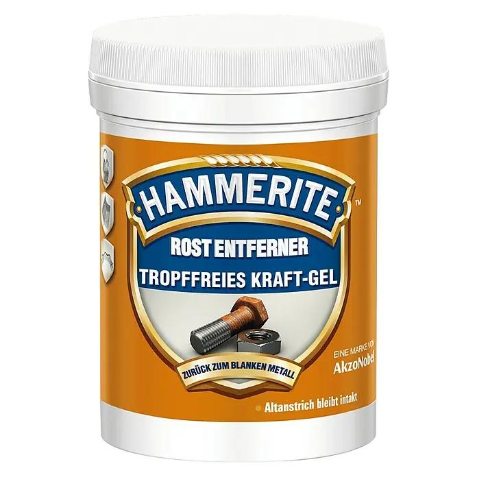 Hammerite Rost-Entferner Kraft-Gel - 200 ml - Hammerite Rostentferner Kraft-Gel: Effektiver Rostentferner für blankes Metall, schützt Altanstriche.