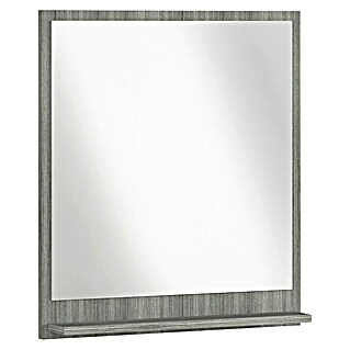 Astor Oslo Espejo con estante (10 x 60 x 68 cm, Grafito)