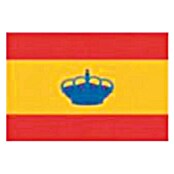 Bandera adhesiva España con corona (19,3 x 30 cm)