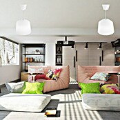 Lámpara colgante Litch (60 W, Ø x Al: 27 x 40 cm, Blanco, E27) | BAUHAUS