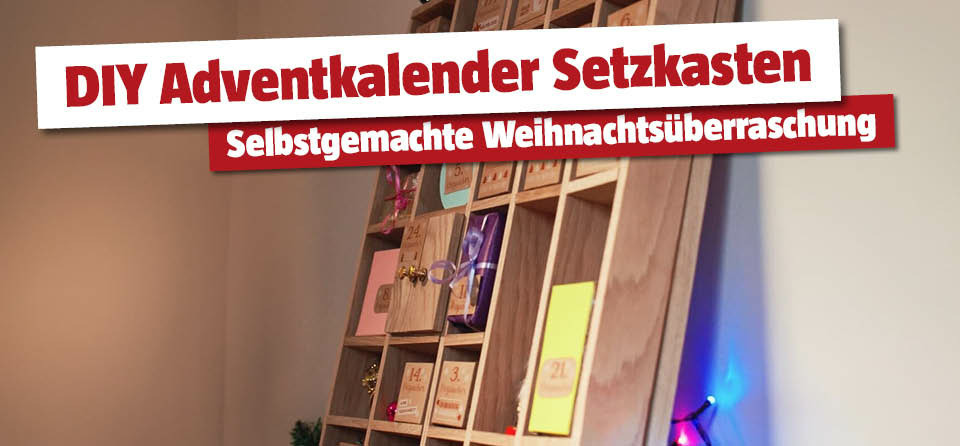 DIY Adventkalender Setzkasten