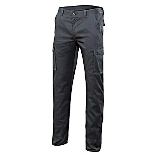 Velilla Pantalones de trabajo Stretch multibolsillos (34, Negro, 16% poliéster, 46% algodón, 38% EMET)