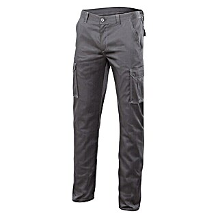 Velilla Pantalones de trabajo Stretch multibolsillos (60, Gris, 16% poliéster, 46% algodón, 38% EMET)