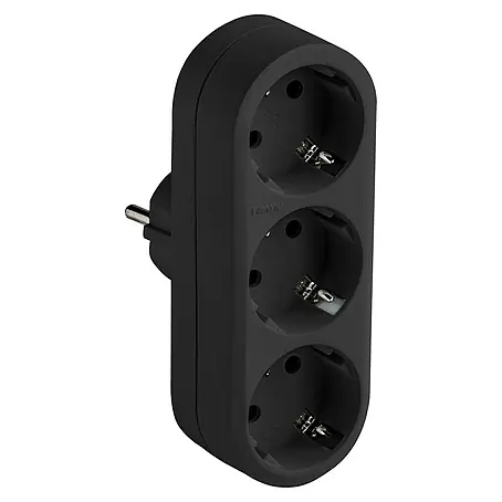 Adaptador de corriente universal triple TT