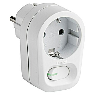 Ladrón TT con interruptor (Blanco, Número de enchufes Euro: 1 ud.)