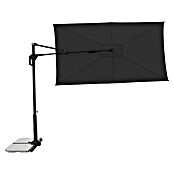 Doppler Active Ampelschirm Side City (Anthrazit, Bespannungsmaß (L x B): 240 x 135 cm) | BAUHAUS