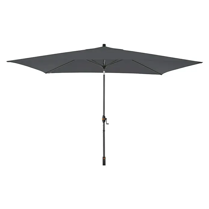 Doppler Marktschirm myZone - Anthrazit, Bespannungsmaß (L x B): 200 x 300 cm - Dieser Artikel ist ein quadratischer Sonnenschirm. Es ist ein Outdoor-Schirm, der vor starker Sonneneinstrahlung und plötzlichem Regen schützt.
