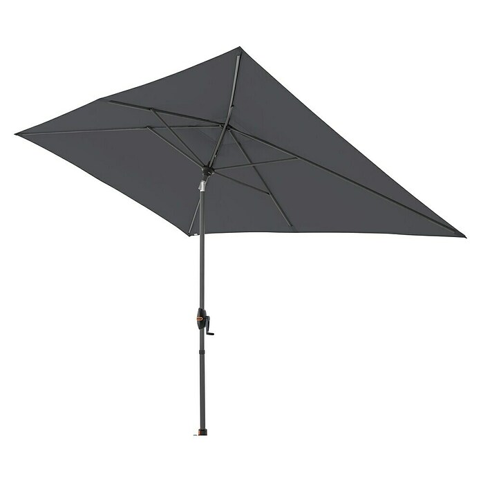 Doppler Marktschirm myZone (Anthrazit, Bespannungsmaß (L x B): 200 x 300 cm) | BAUHAUS