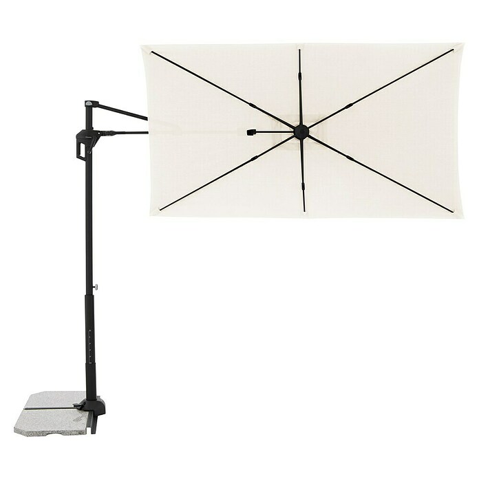 Doppler Active Ampelschirm Side City (Natur, Bespannungsmaß (L x B): 240 x 135 cm) | BAUHAUS