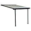 Solid Elements Marquesina adosada (Profundidad: 3 m, An x Al: 3,05 x 2,1 m, Gris antracita)