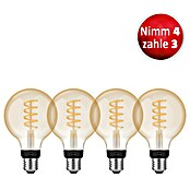 Philips Hue Set Smart-LED-Lampe White Ambiance Filament (E27, Dimmbar, Warmweiß, 550 lm, 7 W, 4 Stk.) | BAUHAUS