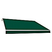 SmartSun Toldo de brazos articulados Original Kit Poliéster (Verde, Ancho: 4 m, Caída: 2,5 m)