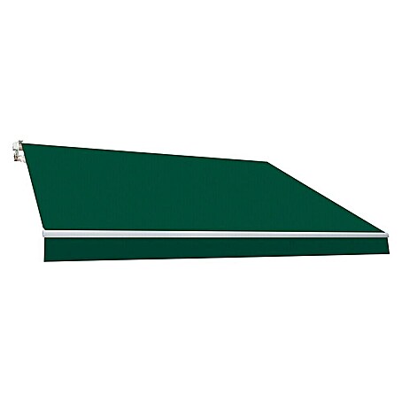 SmartSun Toldo de brazos extensibles Original Kit Poliéster (Verde, Ancho: 3 m, Caída: 2 m)